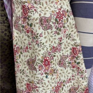 Covington Pasha Paisley Vintage Bohemian Floral Fabric in Antique 161